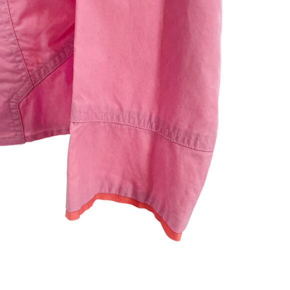 BETS by Canvasbacks Pink Floral Embroidered Cotton Lightweight Blazer Women Sz 8 - Picture 6 of 11